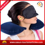 Travel Pilow Set Inflatable Neck Pillow with Eyemask and Earplugs