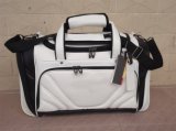 High Quality White PU Golf Boston Bag/ Golf Garment Bag
