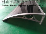Factory Direct Awning with PC Solid Board Hollow Sheet Profile and Carton Easy Installation