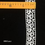 4cm Polyester Narrow Trim Lace Simple Eyelet Trimming Lace Hmw6381