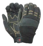 Abrasion-Resistant Anti-Vibration Synthetic Leather Mechanical Safety Working Glove