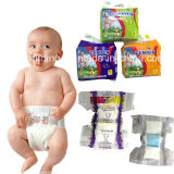 Purple Smooth Backsheet Factory Price Own Brand Disposable Baby Diapers in Africa