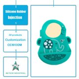 Customized Silicone Rubber Products Feeding Set Waterproof Washable Baby Bibs Mould