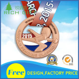 Accepted Custom Zinc Alloy Souvenir Sport Metal Medal for Wholesale