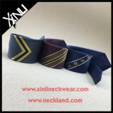 100% Handmade Mens Skinny Custom Jacquard Woven Linen Necktie