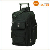 Dual Purpose Multifunction Black Big Man Travel Bag Trolley Backpack