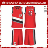 Custom Made Sportswear Wholesale Sublimation Basketball Jersey (ELTBNI-17)