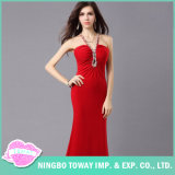 White Party Club Sexy Fashion Red Prom Long Evening Dresses