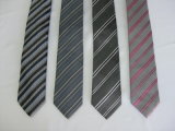 Wide Stripe Fashion Colur Men's Woven Poly Neckties