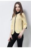 New Design Lady Formal Chiffon Blouse for Office OEM