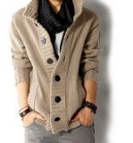 High Quality Winter Thick Stand Collar Ment's Sweater/Knitting Coat