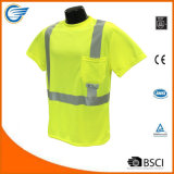 Class 2 Max-Dri Moisture Wicking Safety Reflective T Shirt