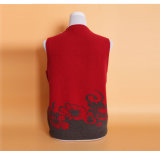Women's Yak Wool/Cashmere Round Neck Waistcoat/Sweater/Garment/Knitwear/Clothes