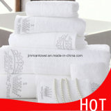 Wholesale 100%Cotton Luxury Hotel Plain Towel, Face Cloth Hand Towel Bath Towel Set