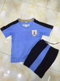 2016 Uruguay Home Kid Soccer Kit