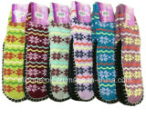 Snowflake Knitted Indoor Floor Shoes Socks Anti-Slip