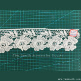 White Embroidery Lace Garment Accessories Water Soluble Cotton Fabric Textile
