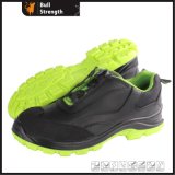 Sport Style Smooth Leather Safety Shoe with Turn Buckle (SN5430)