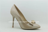 Fashion High Heel Sexy Bow Leather Lady Shoes