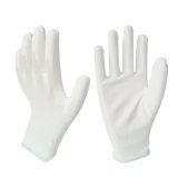 High Quality White Nylon or Polyester Liner PU Coated Gloves
