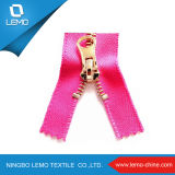 Auto-Lock Open End Metal Zipper for Leather