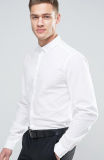 Tall Slim Shirt with Stretch in White