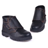Black Slip on Steel Toe Safety Shoes for Working