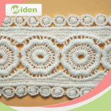 Water Soluble Embroidery Circles Sequin Chemical Lace for Wedding Dress