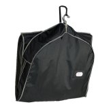 Black Foldable Nonwoven Custom Garment Bag Wholesale for Suits and Shirts