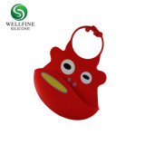 High Quality Silicone Baby Bibs, Easy Cleaning and Waterproof Silicone Bibs