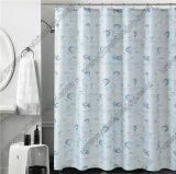 PVC Waterproof Shower Curtain with Hooks