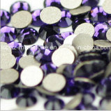 Glue on Glass Stones Non Hot Fix Nail Art Glass Rhinestone (FB-ss10 violet /3A)