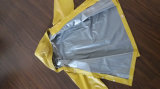 PVC Hooded Raincoat for Adult Yellow