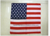 OEM Produce Customized Flag Printed Cotton Big Handkerchief