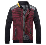 2015 New Designs Polyester Plaid Jacket for Men Clothing