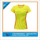 Short Sleeve Sublimation Yellow Sport T Shirt