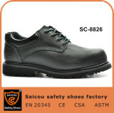 Cow Leather Goodyear Welted Outdoor Safety Shoes Footwear Factory Sc-8826