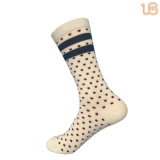 Lady's Cotton Fashion Dots Pattern Sock