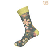 Men's 360 Degree Flower Pattern Print Sock
