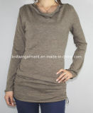 Women Fashion Luxury Fair Isle Long Sweater (12AW-293)