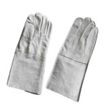 Long Cuff Cow Split Leather Working Safety Gloves for Welding
