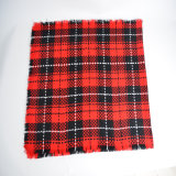 Women's Acrylic Reversible Cashmere Like Winter Warm Checked Thick Knitted Woven Shawl Scarf (SP263)