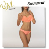 Custom Design Fashion Nylon Material Bikini Swimwear Halter Swimsuit