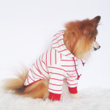 Custom Red Stripe Cute Dog Clothes