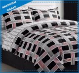 Stripe Square Microfiber Duvet Cover Bed Linen