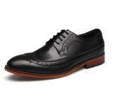 Leather Shoes Bullock Business New Fashion Men Oxfords Shoes (AKPX30)