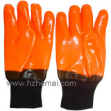 3 Layers Full Dipped Hi Vis PVC Insulated Working Glove