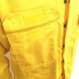 Light Yellow Working Clothes Fireproof Workwear Coverall