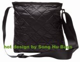 Fashion Deluxe Quilted Garment Fabric Tote Messenger Bag Sh-8290