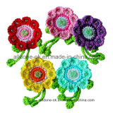 Village Vintage Hand Crochet Flower, Hand Crochet Applique, Crochet Motif